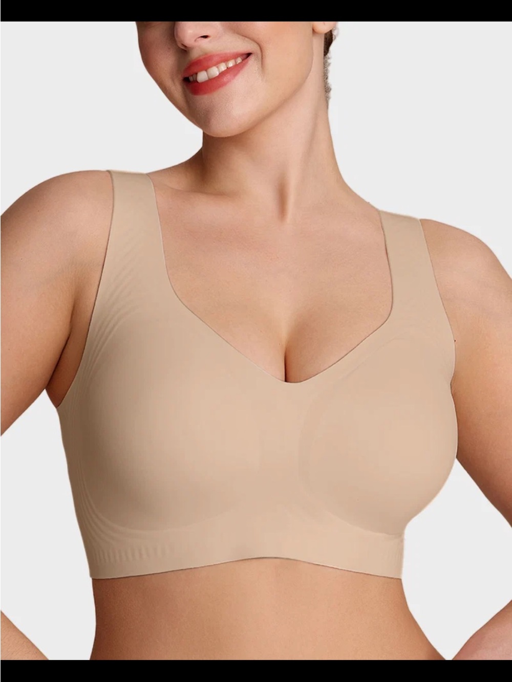 Lifting Wire Free Antibacterial Jelly Bra - Picture 2 of 11